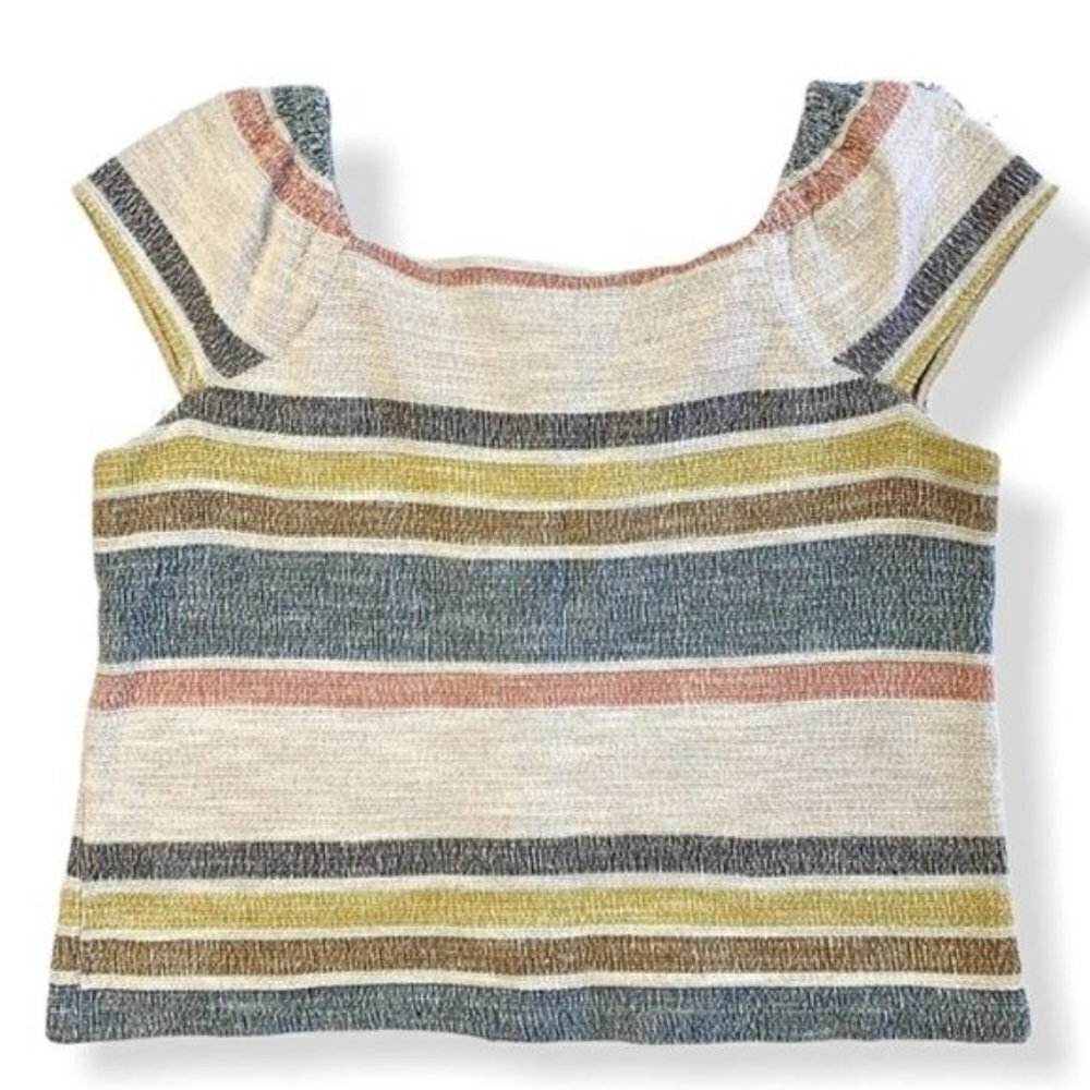 Madewell Button-Front Top In Stripe - image 2